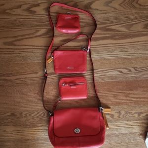 Coach Crossbody,  wallet, wristlet, and change pur